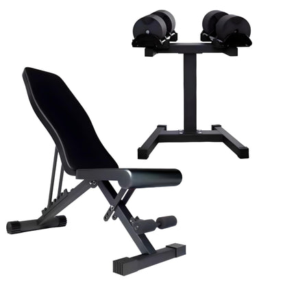 24kg Adjustable Dumbbells Pair with 2kg Increments