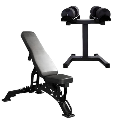 24kg Adjustable Dumbbells Pair with 2kg Increments
