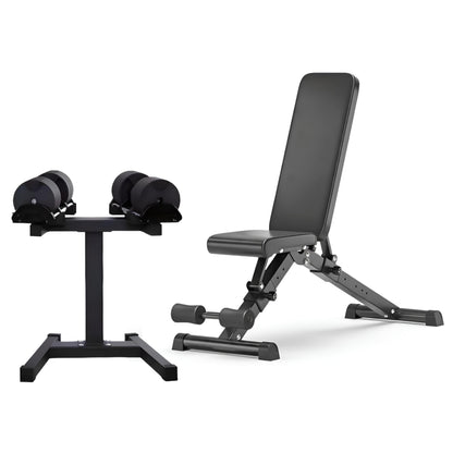 24kg Adjustable Dumbbells Pair with 2kg Increments