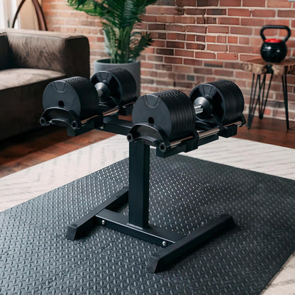 24kg Adjustable Dumbbells Pair with 2kg Increments