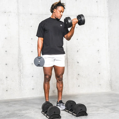 36kg Adjustable Dumbbells Pair with 1kg Increments