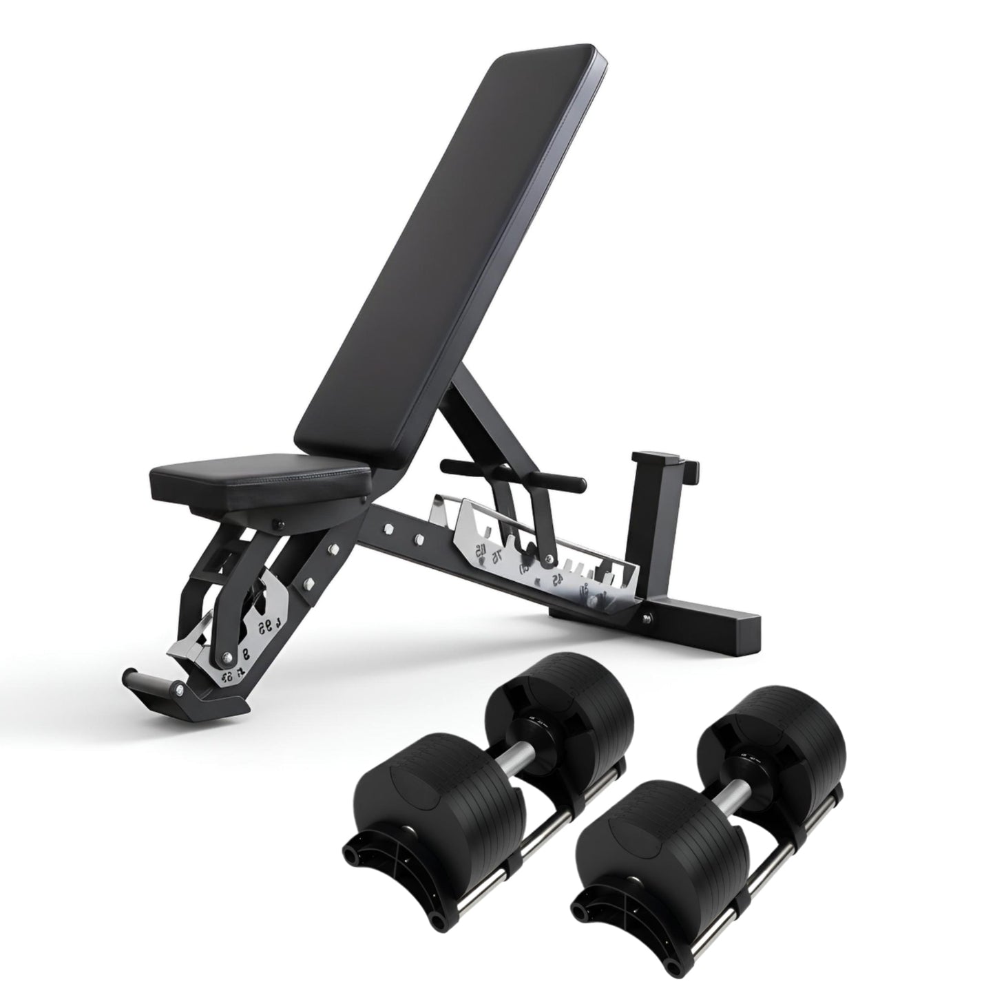 40kg Adjustable Dumbbell Pair 2.5kg Increments