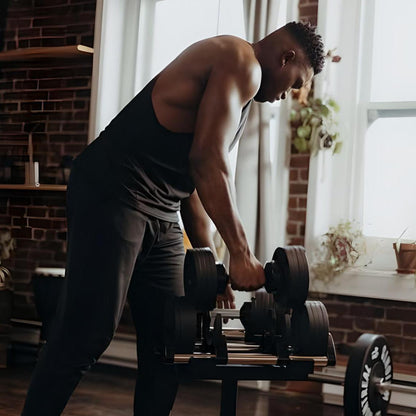 24kg Adjustable Dumbbells Pair with 2kg Increments