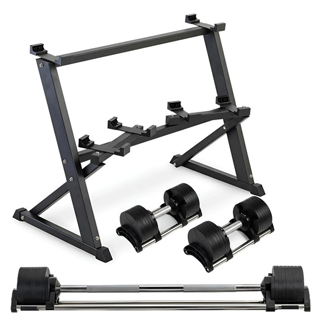 Adjustable Dumbbell & Barbell Set