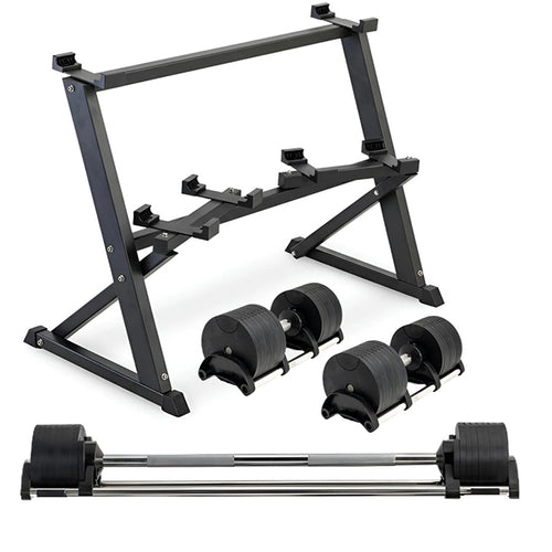 Adjustable Dumbbell & Barbell Set