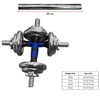 Steel Dumbbell & Barbell Sets